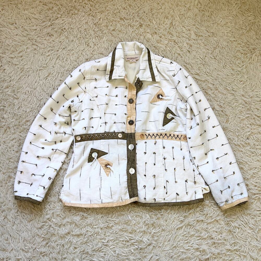 Vintage Monterey Bay Whimsical Southwestern Jacket Size 12 Fits Small
